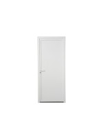 Porte de Service standard PVC blanche poussant droit pour tableau 200 x 80