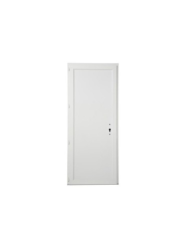 Porte de Service standard PVC blanche poussant gauche pour tableau 200 x 80