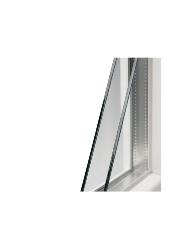 Fenêtre PVC 2 vantaux à la française blanche pour tableau 125 x 100 cm