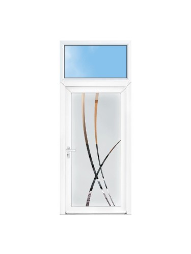 Imposte fixe pour portes d'entrée PVC