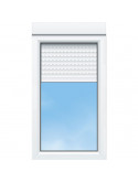 Fenêtres PVC Châssis fixe Blanche et volet