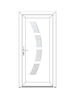 SALOME Porte classique - style contemporaine PVC