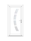 SALOME Porte classique - style contemporaine PVC
