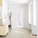 SALOME Porte classique - style contemporaine PVC