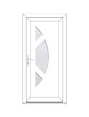 SOLENE Porte classique - style contemporaine PVC