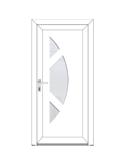 SOLENE Porte classique - style contemporaine PVC