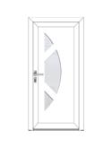 SOLENE Porte classique - style contemporaine PVC