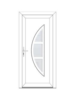 COLINE Porte classique - style contemporaine PVC