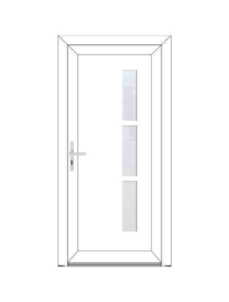 JULINE Porte classique - style contemporaine PVC
