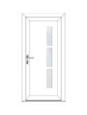 JULINE Porte classique - style contemporaine PVC