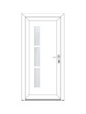 JULINE Porte classique - style contemporaine PVC