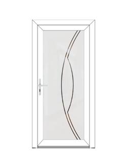 CARMEN Porte classique - style glass PVC