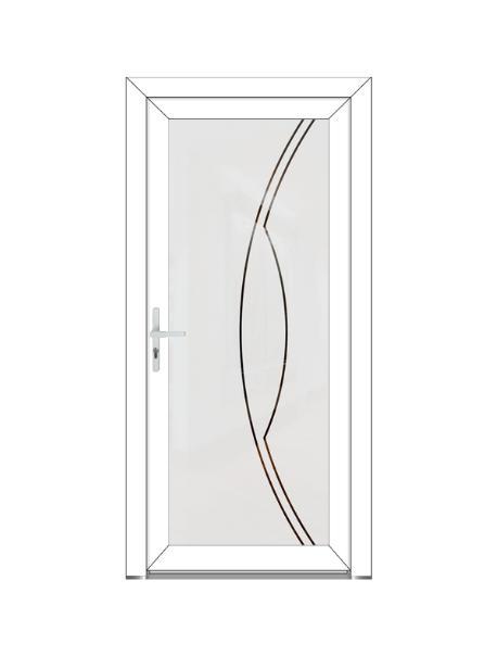 CARMEN Porte classique - style glass PVC