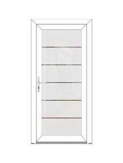 KRISTEN Porte classique - style glass PVC