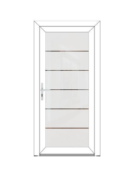 KRISTEN Porte classique - style glass PVC