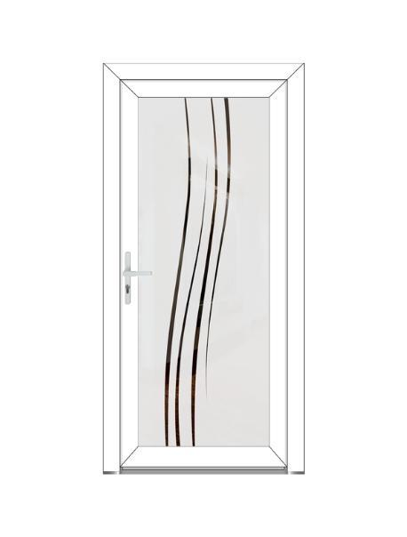 LOREN Porte classique - style glass PVC
