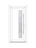 BELLA Porte entrée élégance - style CONTEMPORAINE PVC