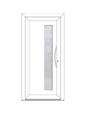 BELLA Porte entrée élégance - style CONTEMPORAINE PVC