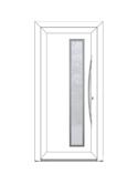 BELLA Porte entrée élégance - style CONTEMPORAINE PVC