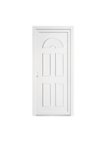 Porte d’entrée PVC NAPY sur mesure – Panneau plein traditionnel mouluré – Gamme Tradition