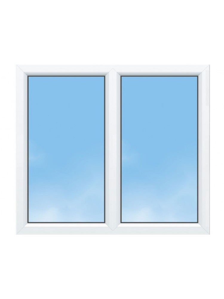 Double Fenêtre Fixe PVC sur Mesure – Gamme Élégance | Grandes Dimensions