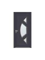 Porte d’entrée PVC contemporaine LICEA sur mesure – Gamme Élégance