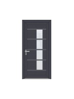 Porte d’entrée PVC contemporaine LUCE sur mesure – Gamme Élégance PE70