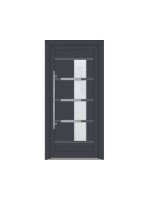 Porte d’entrée PVC contemporaine LUCE sur mesure – Gamme Élégance PE70