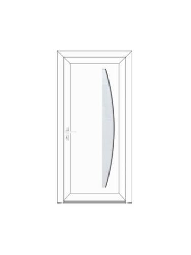 Porte d’entrée PVC contemporaine CYBELINE sur mesure – Gamme Élégance PE70