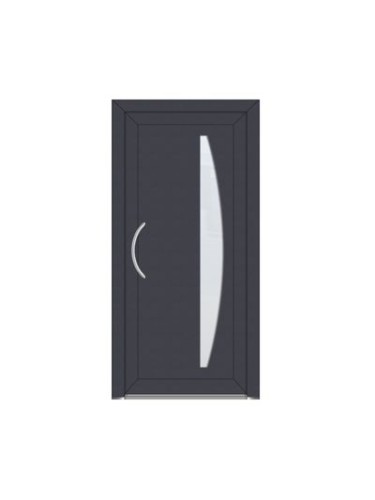 Porte d’entrée PVC contemporaine CYBELINE sur mesure – Gamme Élégance PE70