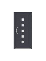 Porte d’entrée PVC contemporaine CARLO sur mesure – Gamme Élégance