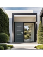 Porte d’entrée PVC contemporaine NINA sur mesure – Gamme Élégance