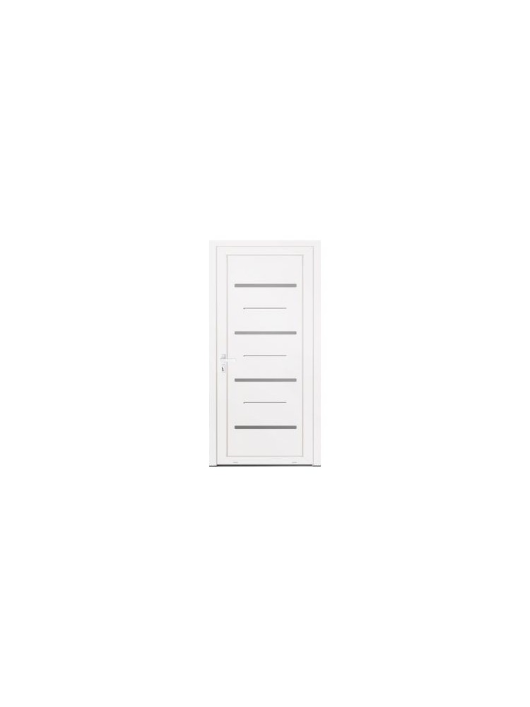 Porte d’entrée PVC contemporaine NINA sur mesure – Gamme Élégance
