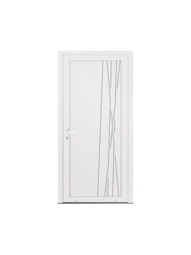 Porte d’entrée PVC contemporaine TILA sur mesure – Gamme Élégance
