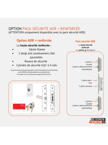ELISA - Porte d'entrée PVC Elégance sur mesure- Style contemporaine