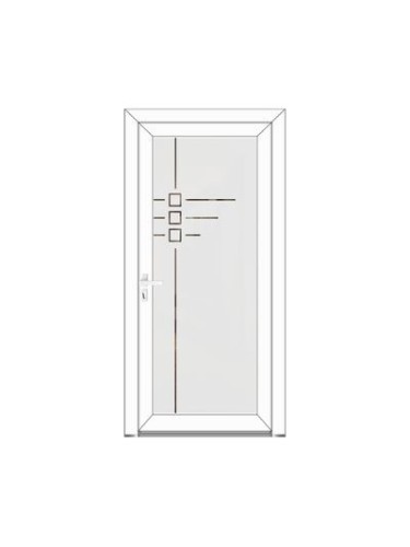 Porte d’entrée PVC CANDICE Style Glass – Vitrage dépoli moderne – Gamme Élégance Style Glass