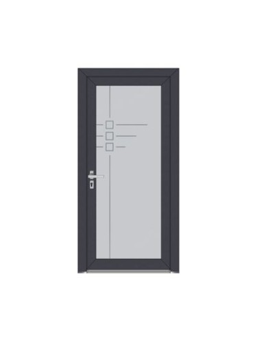 Porte d’entrée PVC CANDICE Style Glass – Vitrage dépoli moderne – Gamme Élégance Style Glass