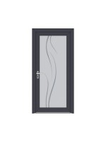 Porte d’entrée PVC APOLLINE Style Glass – Vitrage dépoli décor subtil – Gamme Élégance Style Glass