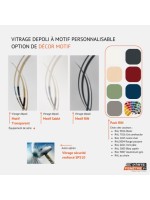 Porte d’entrée PVC NOÉLINE Style Glass – Vitrage dépoli décor délicat – Gamme Élégance Style Glass