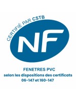Fenêtre PVC 2 vantaux sur mesure | Gamme Classique