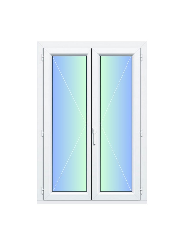 Porte-fenêtre PVC 2 vantaux sur mesure | Gamme Classique
