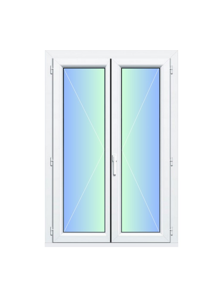 Porte-fenêtre PVC 2 vantaux sur mesure | Gamme Classique