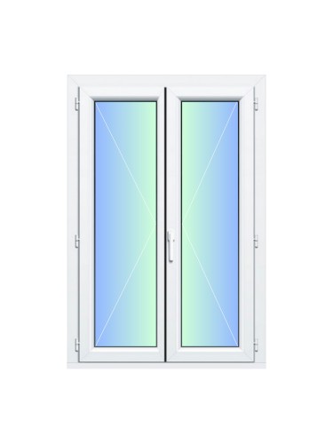 Porte-fenêtre PVC 2 vantaux sur mesure | Gamme Classique