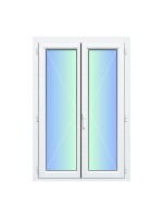 Porte-fenêtre PVC 2 vantaux sur mesure | Gamme Classique