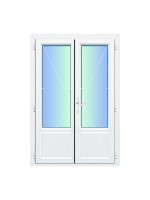 Porte-fenêtre PVC 2 vantaux sur mesure | Gamme Classique