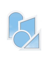 Fenêtre PVC 1 Vantail de Forme sur Mesure – Gamme Élégance