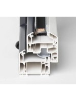 Porte-Fenêtre PVC 3 Vantaux (Vantail Seul à Gauche) sur Mesure – Gamme Élégance