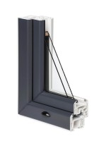 Porte-Fenêtre PVC 3 Vantaux (Vantail Seul à Droite) sur Mesure – Gamme Élégance